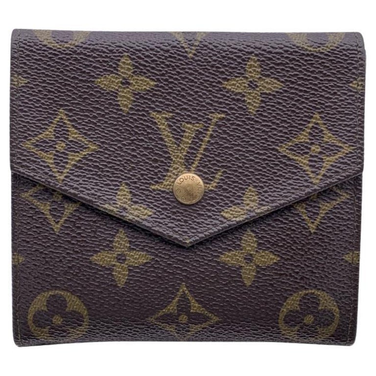 Louis Vuitton Vintage Brown monogram Canvas and Leather Double Pocket Bag  For Sale at 1stDibs