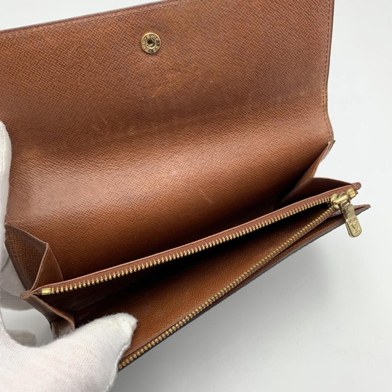 Louis Vuitton, Bags, Louis Vuitton Brown Monogram Checkbook Wallet