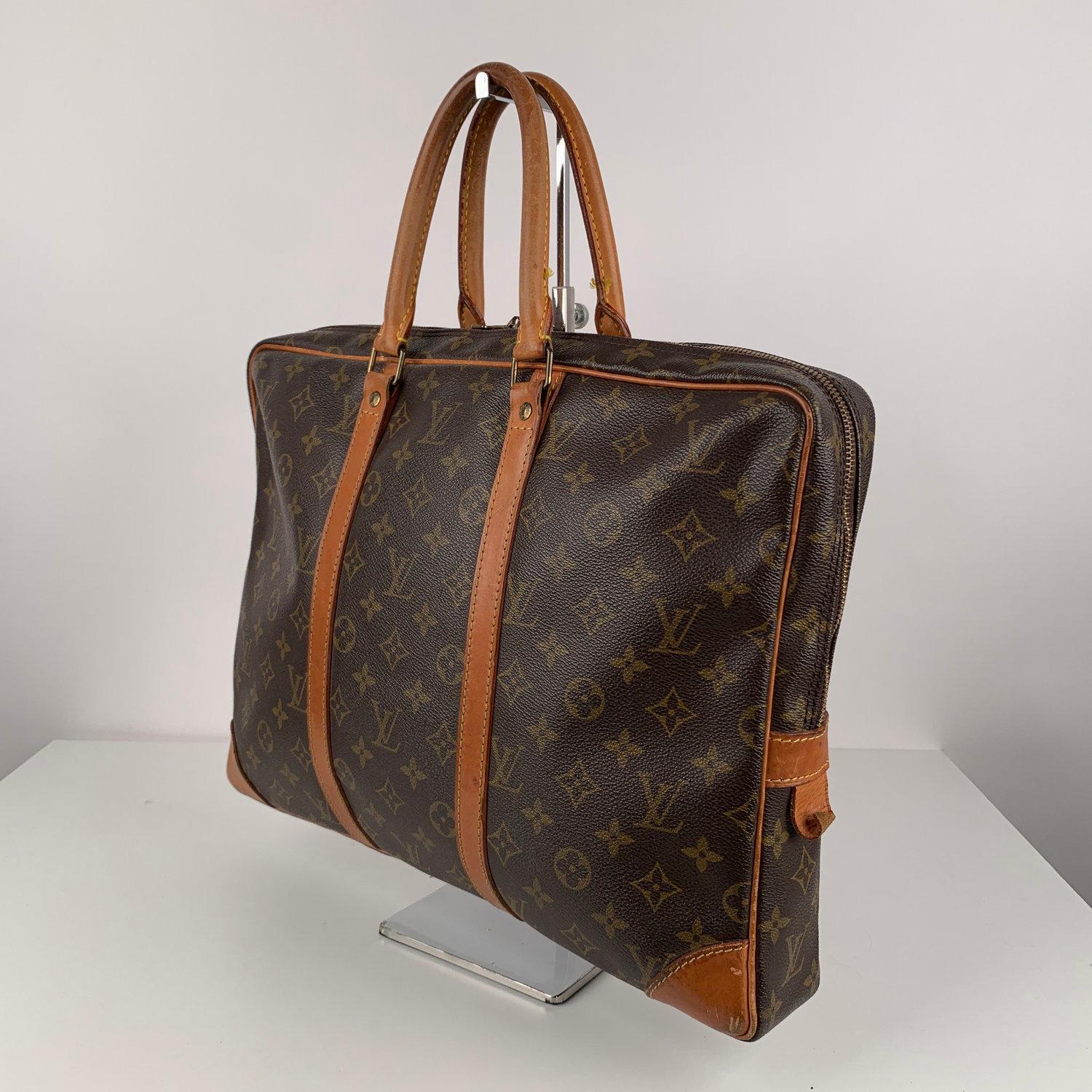 lv vintage briefcase