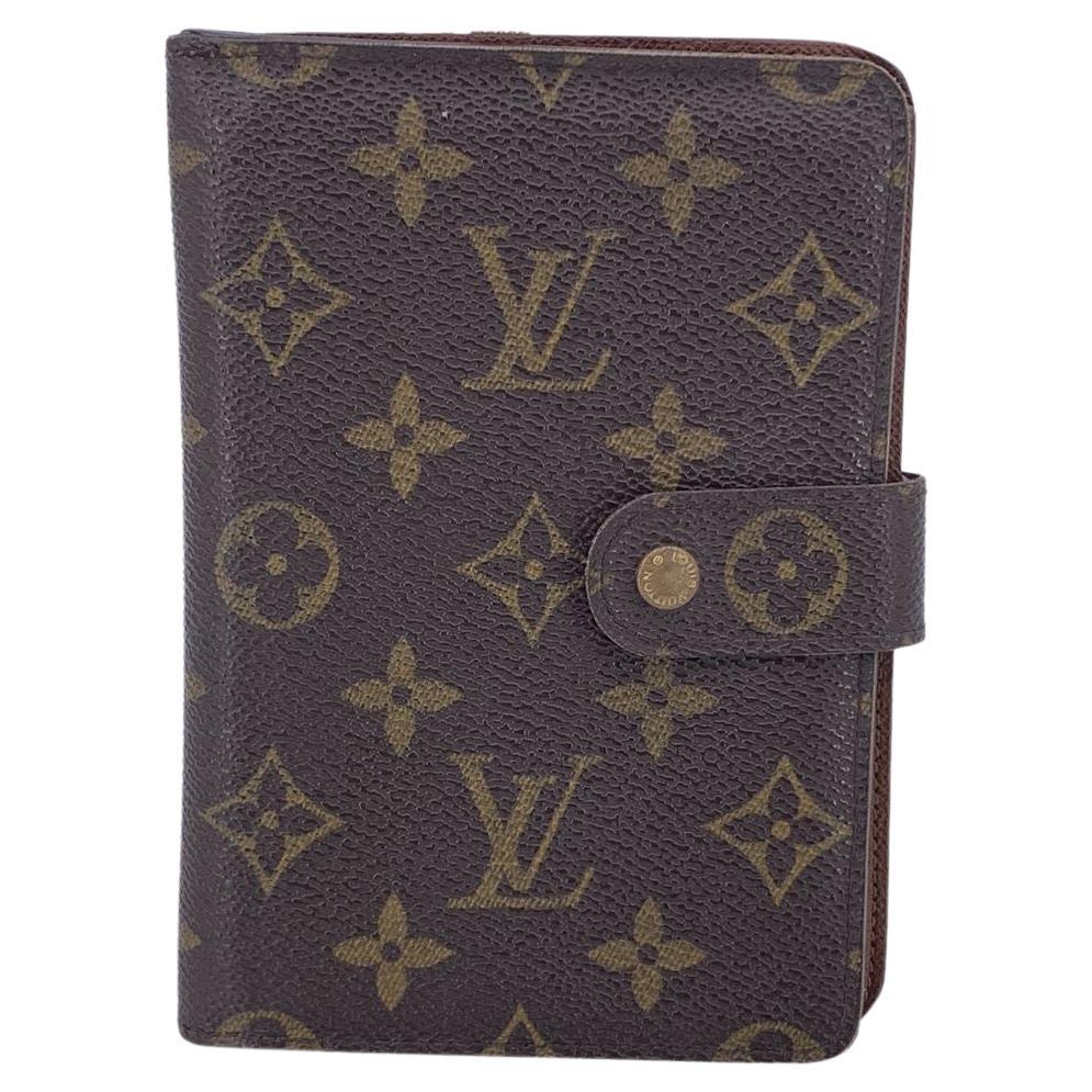 Louis Vuitton Vintage Monogram Canvas Porte Papier Zippe Wallet For Sale