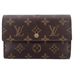 Portafoglio Louis Vuitton Vintage Monogram Canvas Porte Tresor Flap M61202