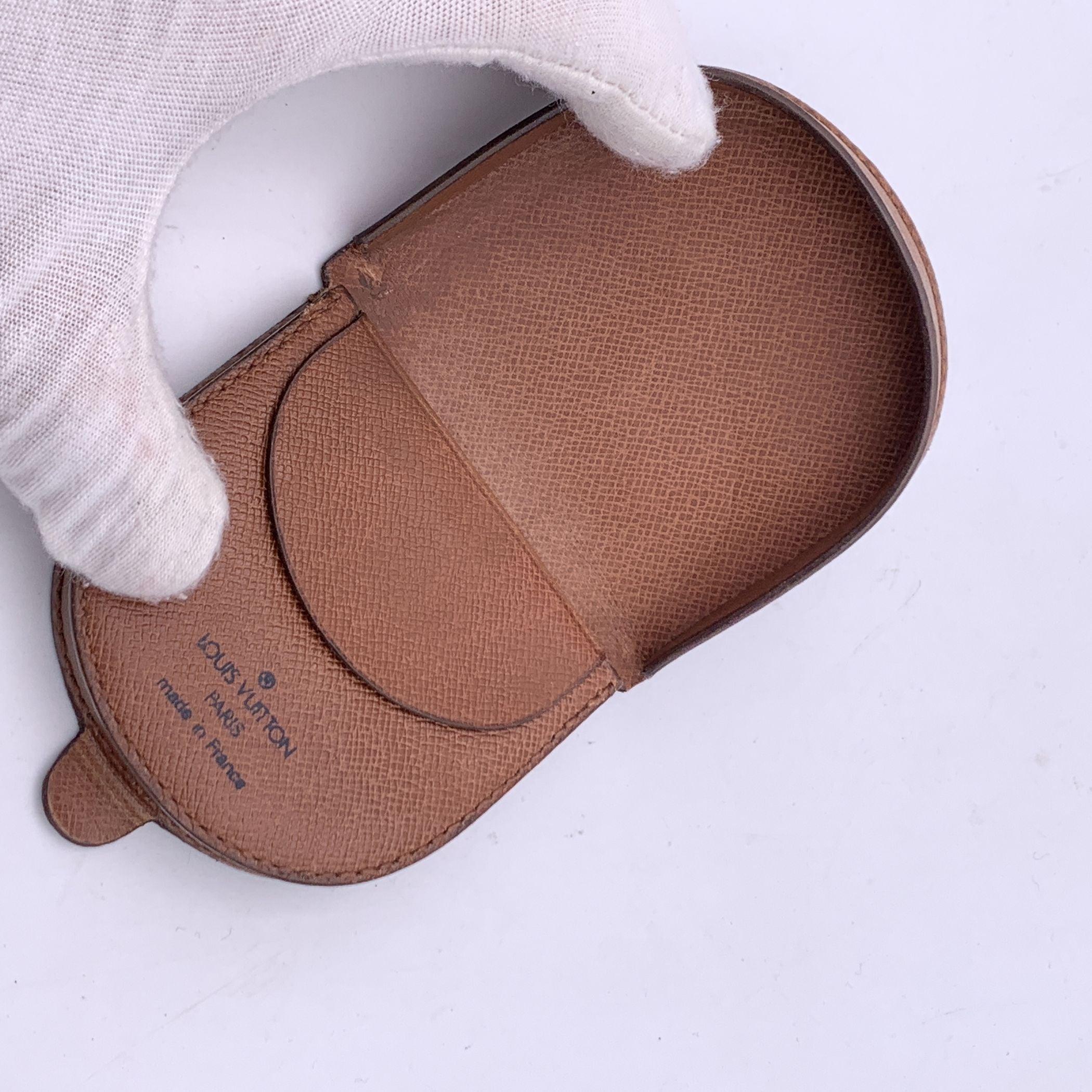 Louis Vuitton Vintage Monogram Canvas Portonet Cuvette Coin Purse In Good Condition In Rome, Rome