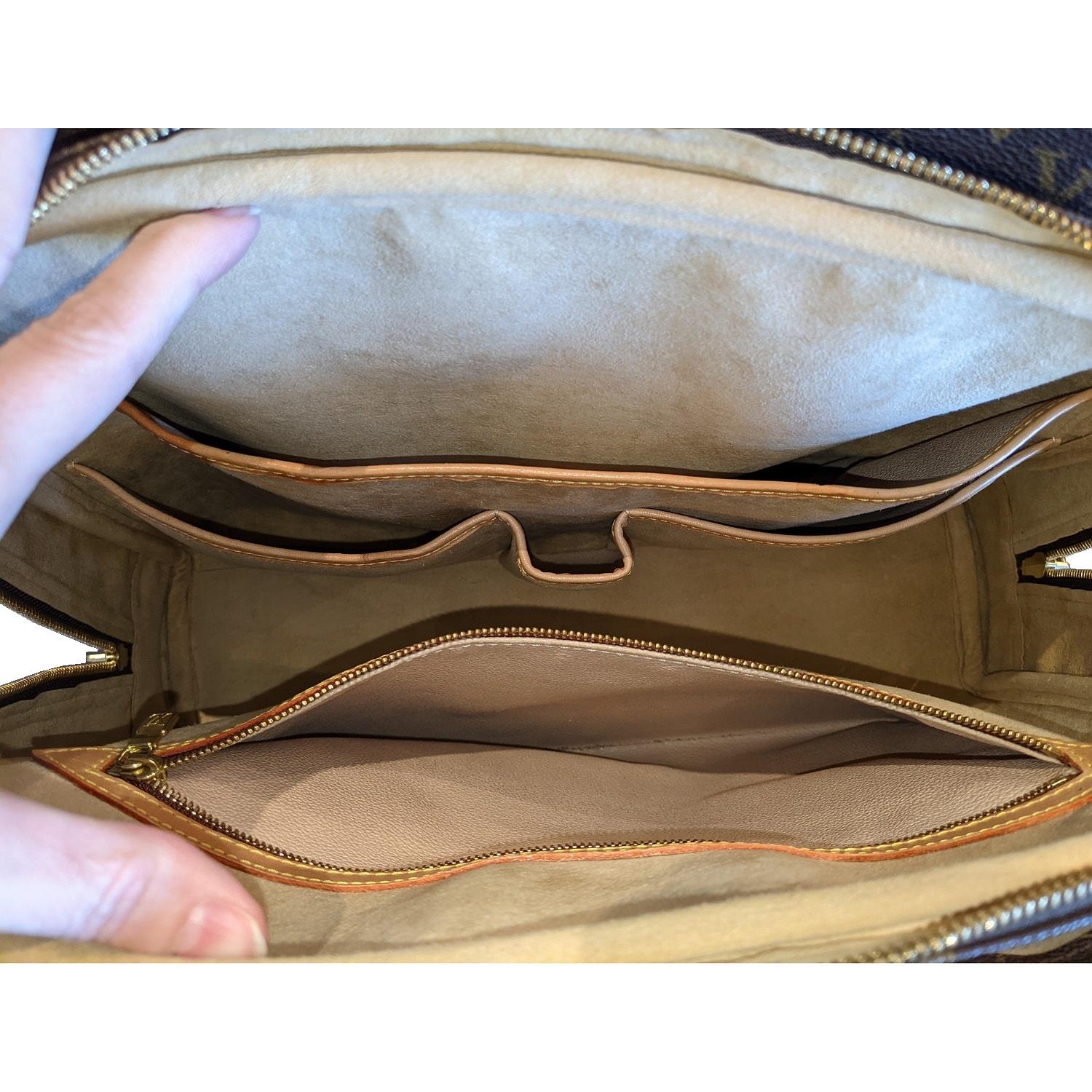 Louis Vuitton Vintage Monogramm Segeltuch Rivoli Schulranzen 3