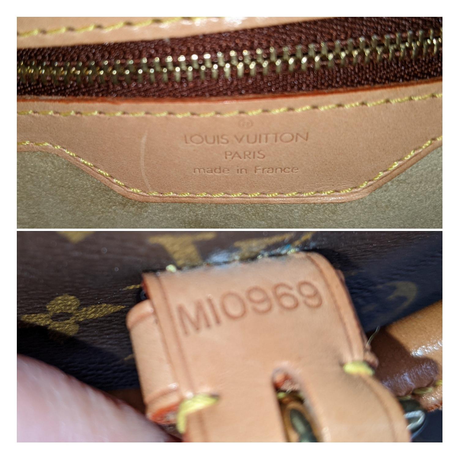 Louis Vuitton Vintage Monogramm Segeltuch Rivoli Schulranzen 4