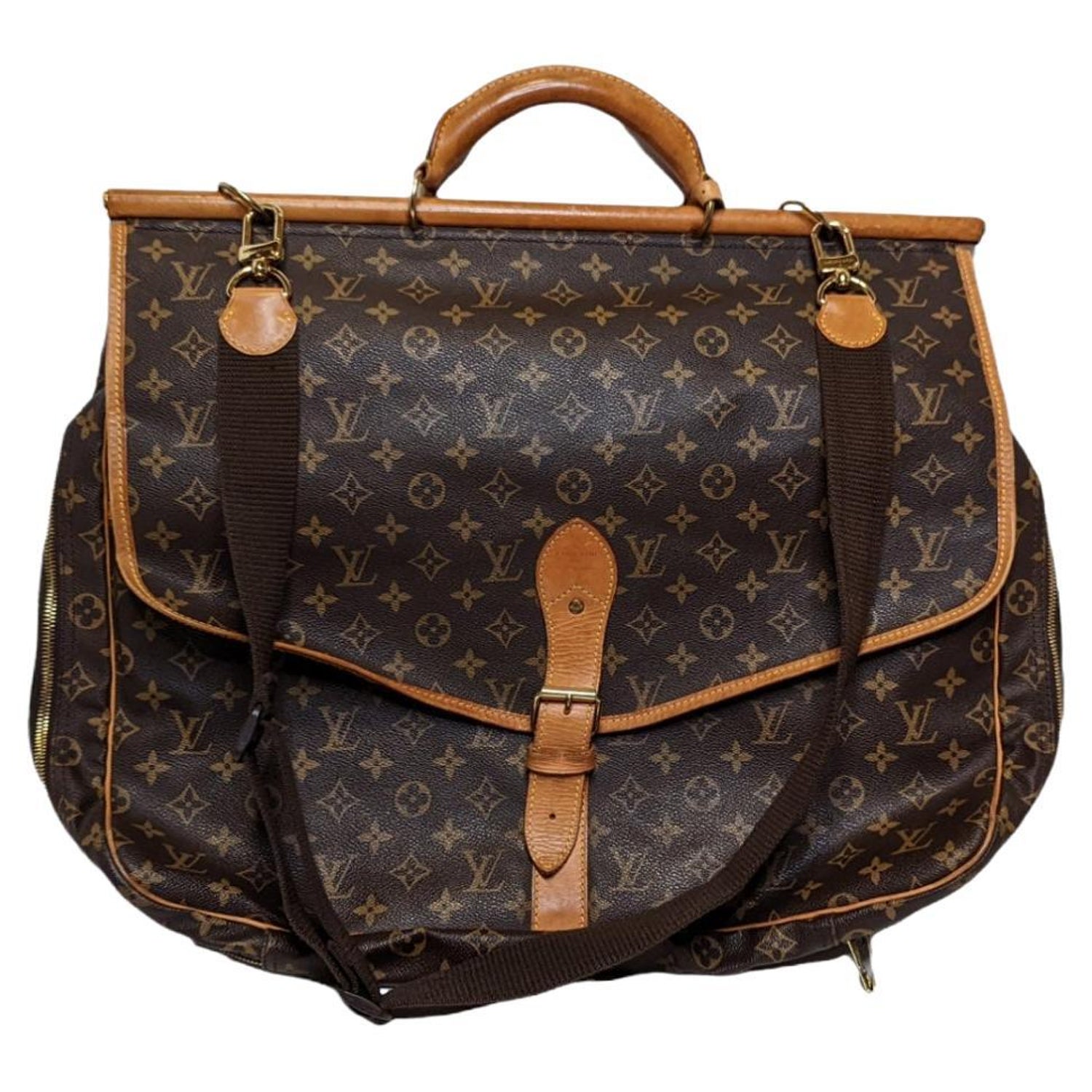 Brown Louis Vuitton Monogram Deauville Handbag – Designer Revival