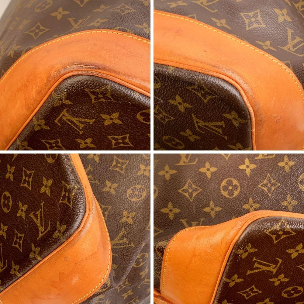 Black Louis Vuitton Vintage Monogram Canvas Sac Marin Travel Bag