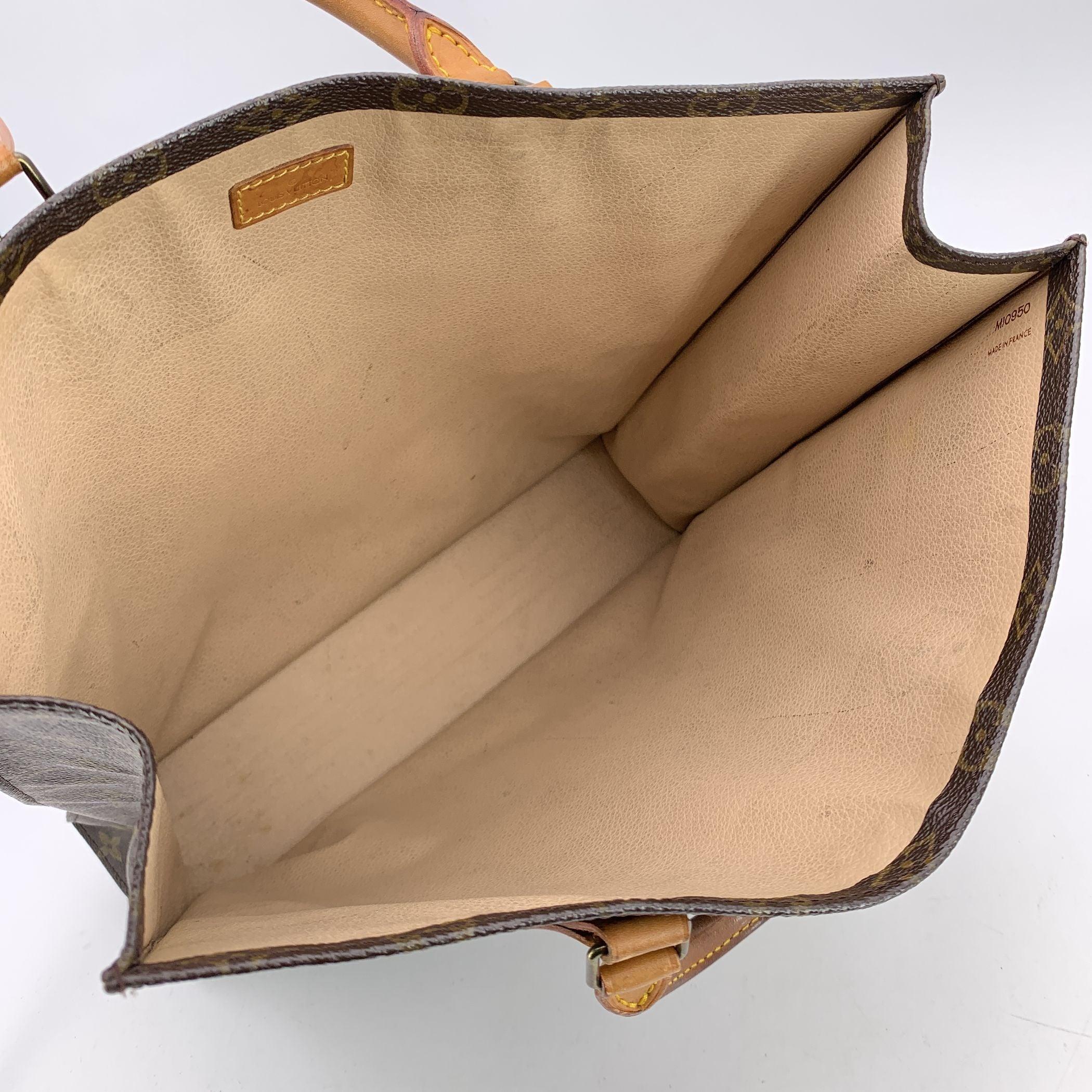 Louis Vuitton Vintage Monogram Sac Plat GM Fourre-tout Pour femmes en vente