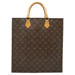 Louis Vuitton Vintage Monogram Canvas Sac Plat Tote Shopping Bag