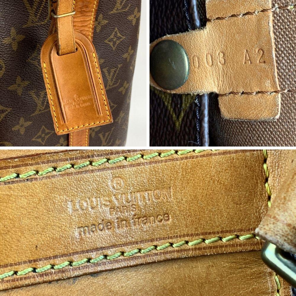 Louis Vuitton Vintage Monogram Canvas Sac Randonnée Shoulder Bag In Good Condition In Rome, Rome