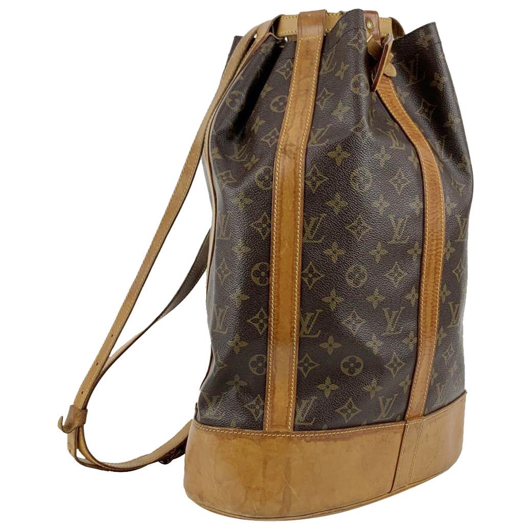 Louis Vuitton Vintage Monogram Canvas Sac Randonnée Shoulder Bag