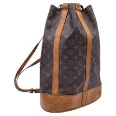 Louis Vuitton Retro Monogram Canvas Sac Randonnée Shoulder Bag