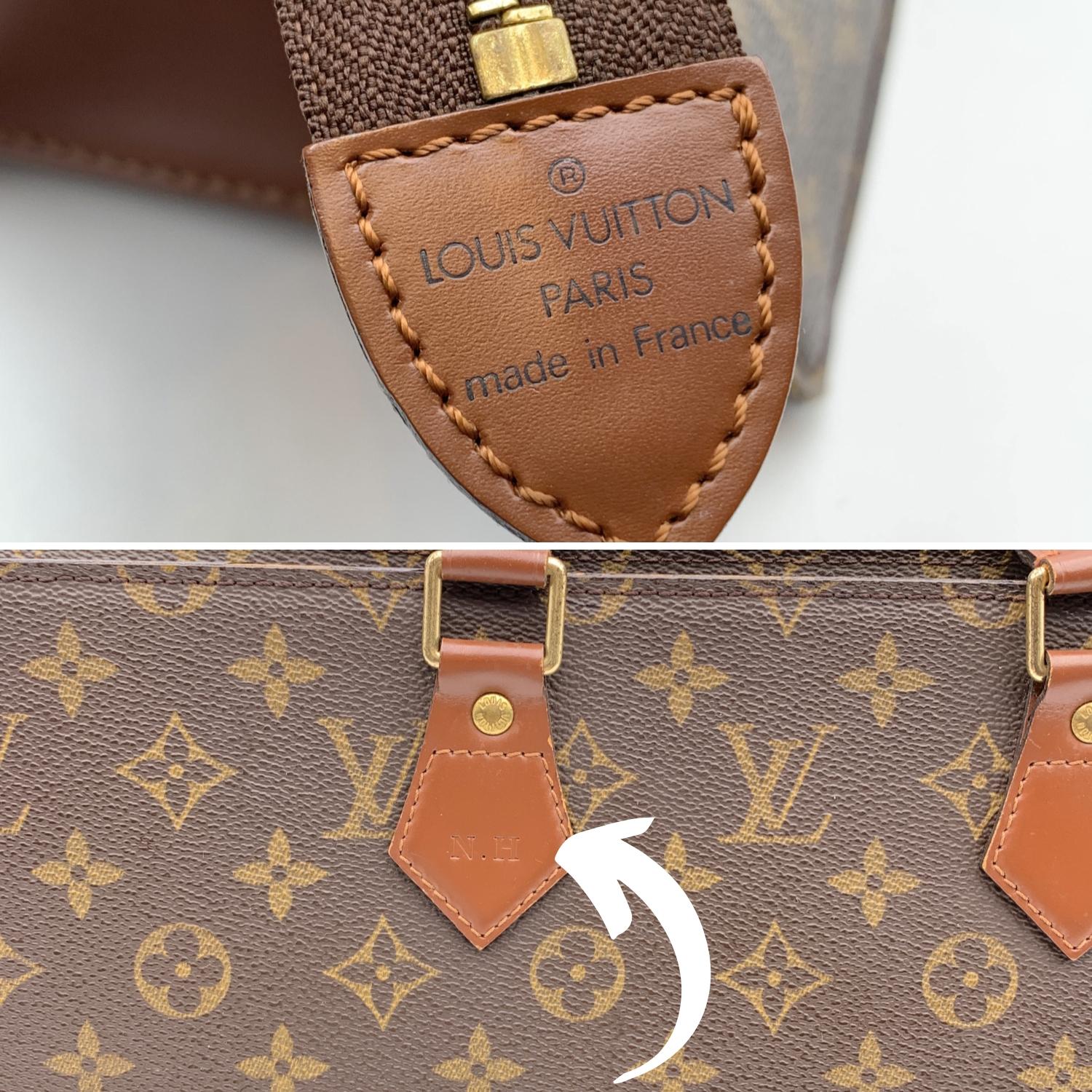 Women's Louis Vuitton Vintage Monogram Canvas Sac Triangle Tricot Bag