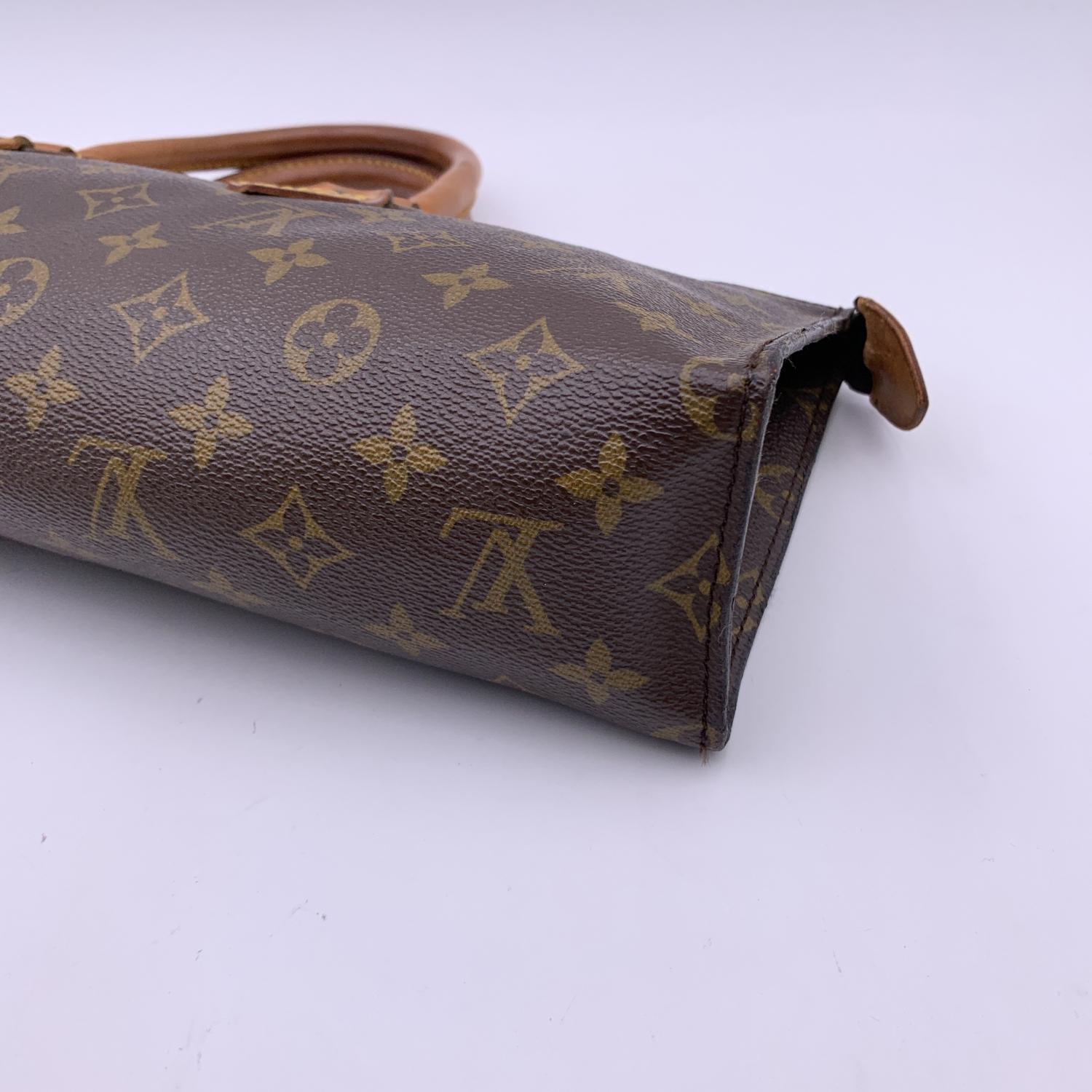 Women's Louis Vuitton Vintage Monogram Canvas Sac Triangle Tricot Bag