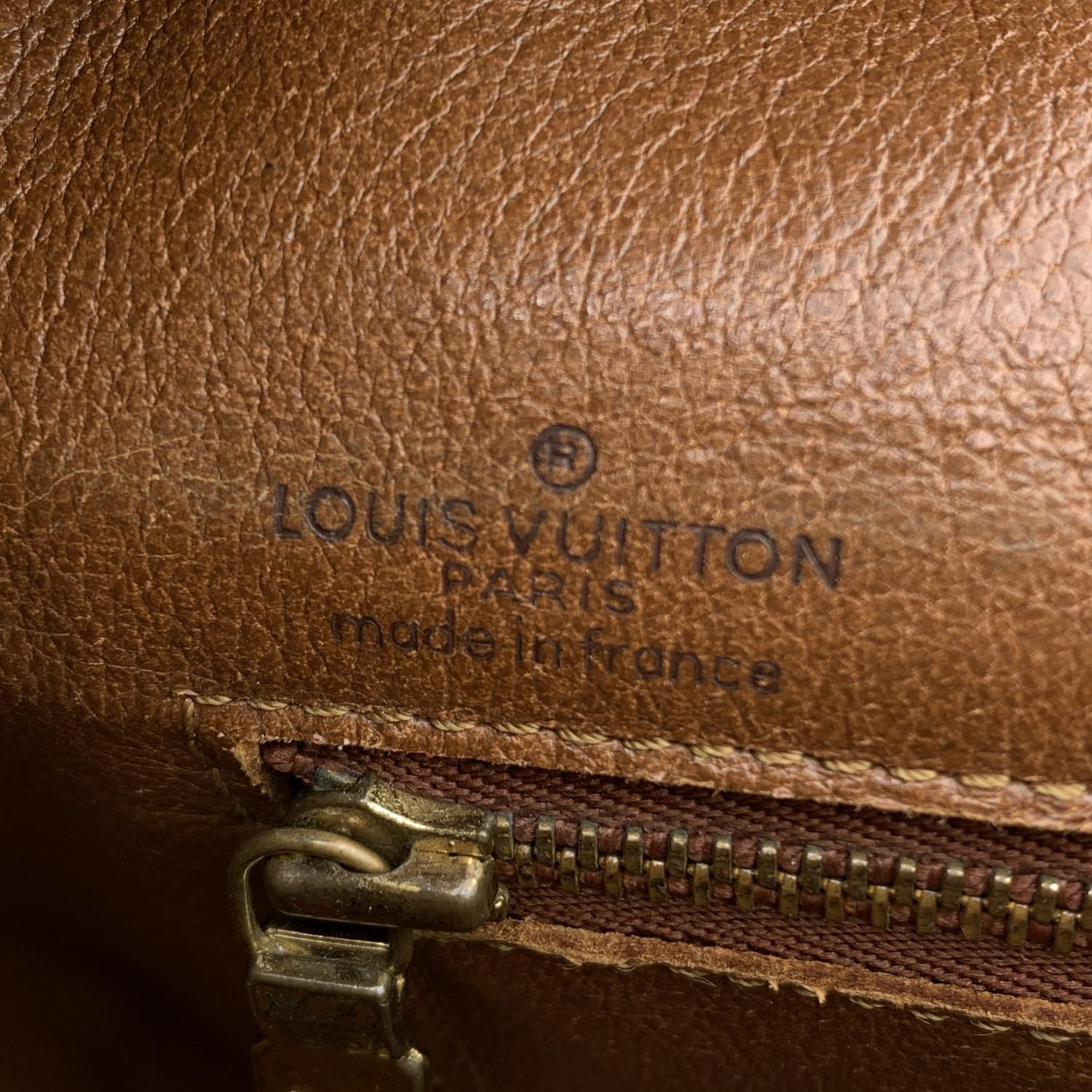Louis Vuitton Vintage Monogram Canvas Sac Weekend Tote Bag In Good Condition In Rome, Rome