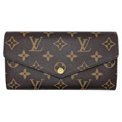 Louis Vuitton Vintage Monogram Canvas Sarah Long Wallet
