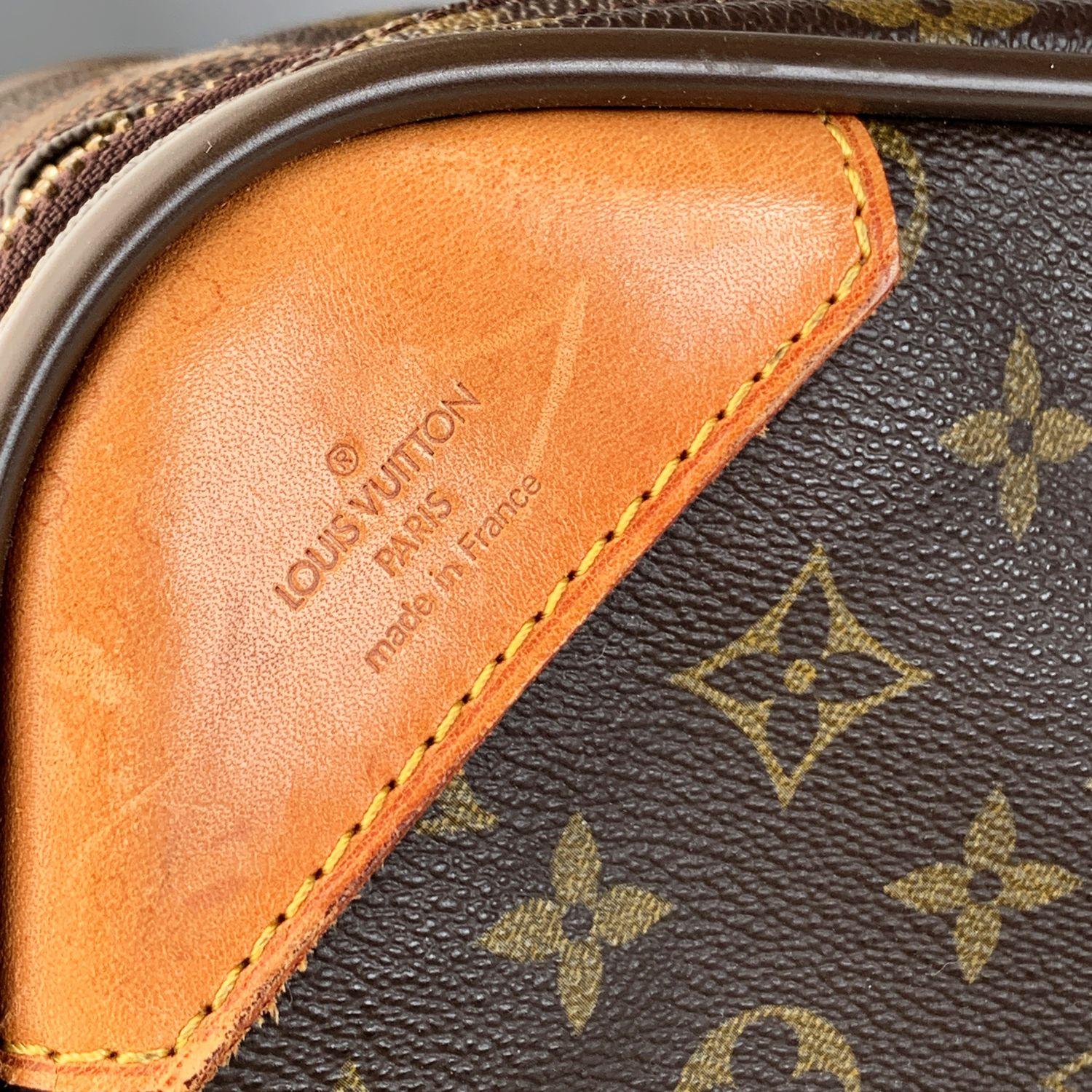 Black Louis Vuitton Vintage Monogram Canvas Satellite 65 Suitcase Travel Bag