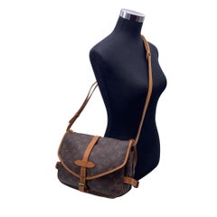 Louis Vuitton Vintage Monogram Canvas Saumur 30 Crossbody Bag