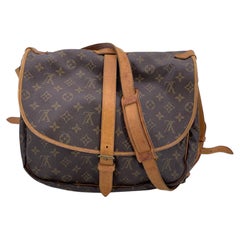 Louis Vuitton Vintage Monogram Canvas Saumur 35 Crossbody Bag