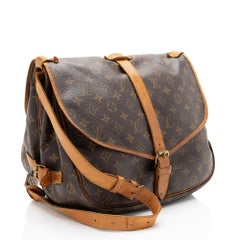Louis Vuitton Vintage Monogram Canvas Saumur 35 Messenger