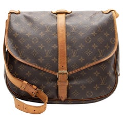 Louis Vuitton Vintage Monogram Canvas Saumur 35 Messenger