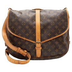 Louis Vuitton Vintage Monogram Canvas Saumur 35 Messenger