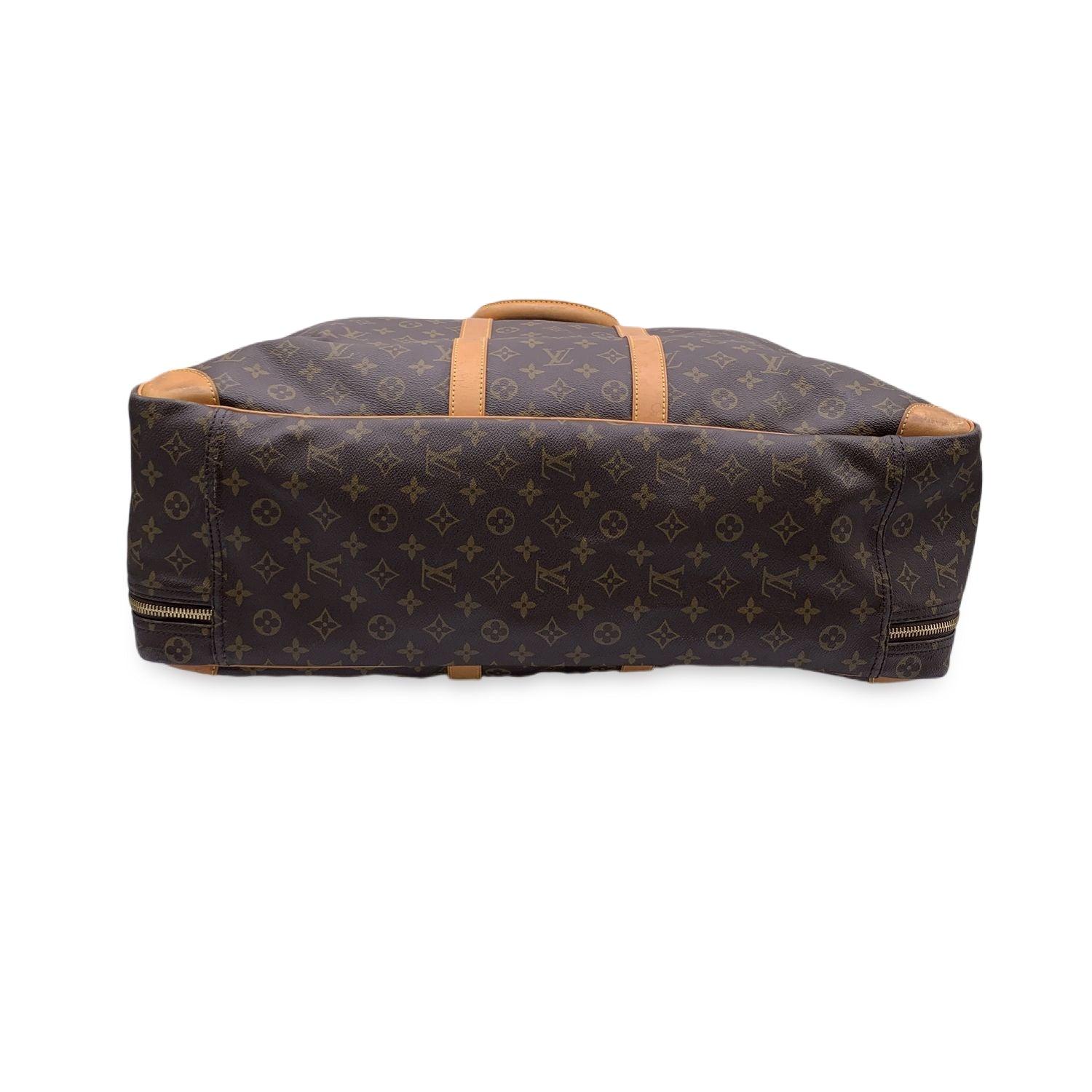 Gray Louis Vuitton Vintage Monogram Canvas Sirius 55 Suitcase M41404