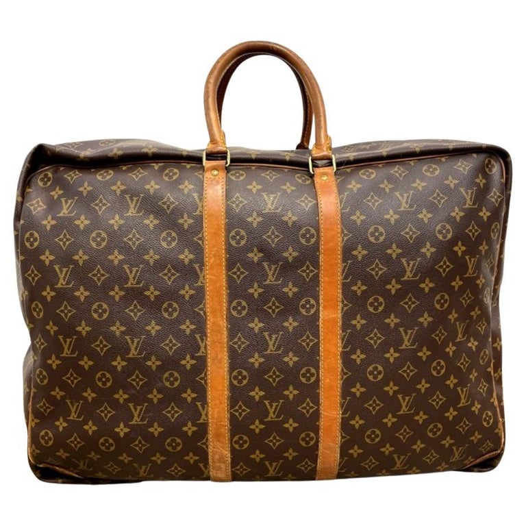 Louis Vuitton Bisten Suitcase 65 Monogram with Stickers For Sale at 1stDibs   stickers louis vuitton, suitcase with stickers, louis vuitton travel  stickers