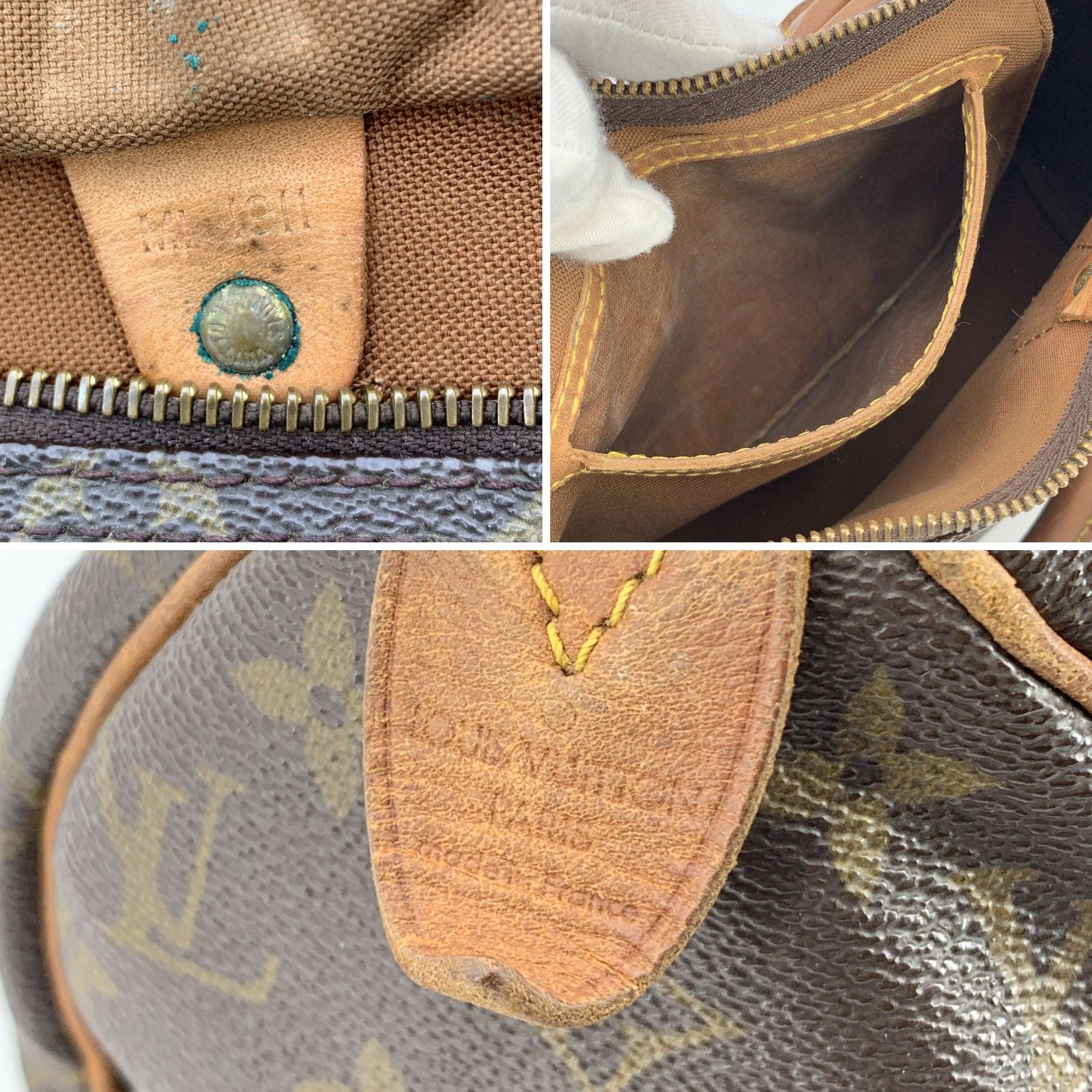 Louis Vuitton Vintage Monogram Canvas Speedy 25 Boston Bag M41528 In Good Condition For Sale In Rome, Rome