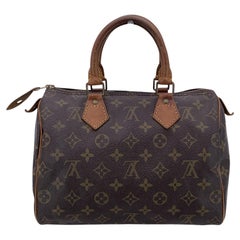 Louis Vuitton Vintage Monogram Canvas Speedy 25 Boston Bag M41528