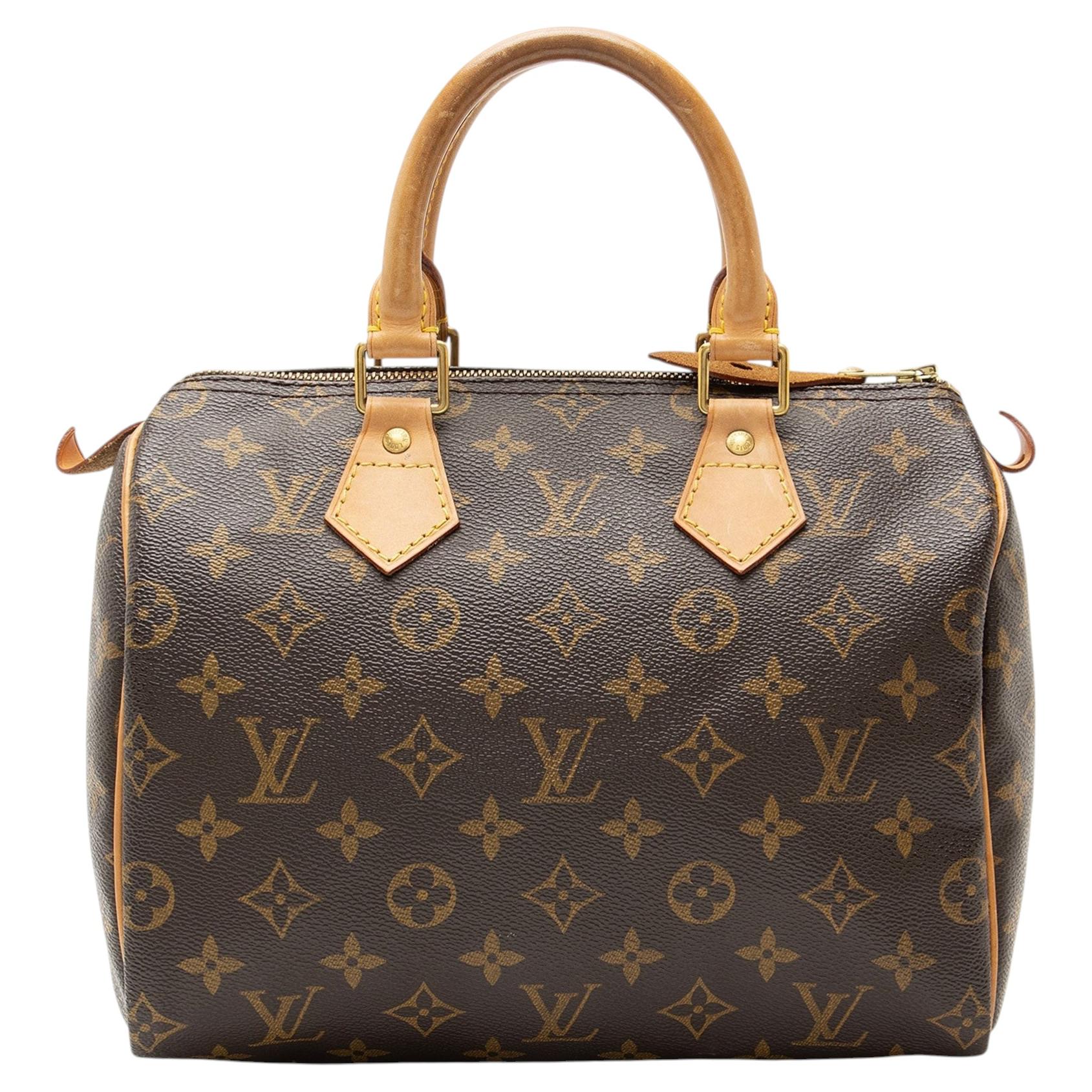 Louis Vuitton Vintage Monogram Canvas Speedy 25 Satchel