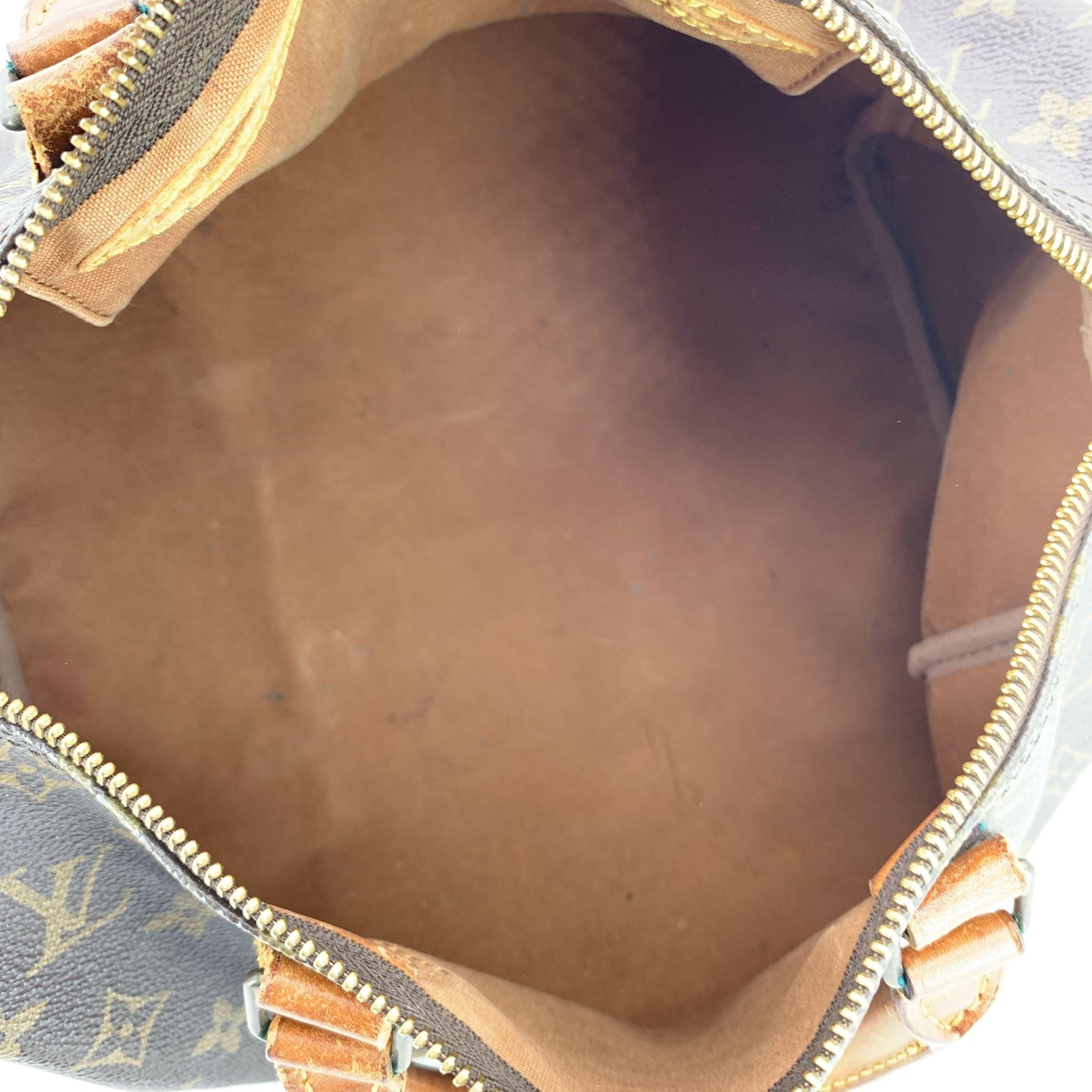 Sac à main Speedy 30 vintage Louis Vuitton Monogram Canvas M41526 en vente 1