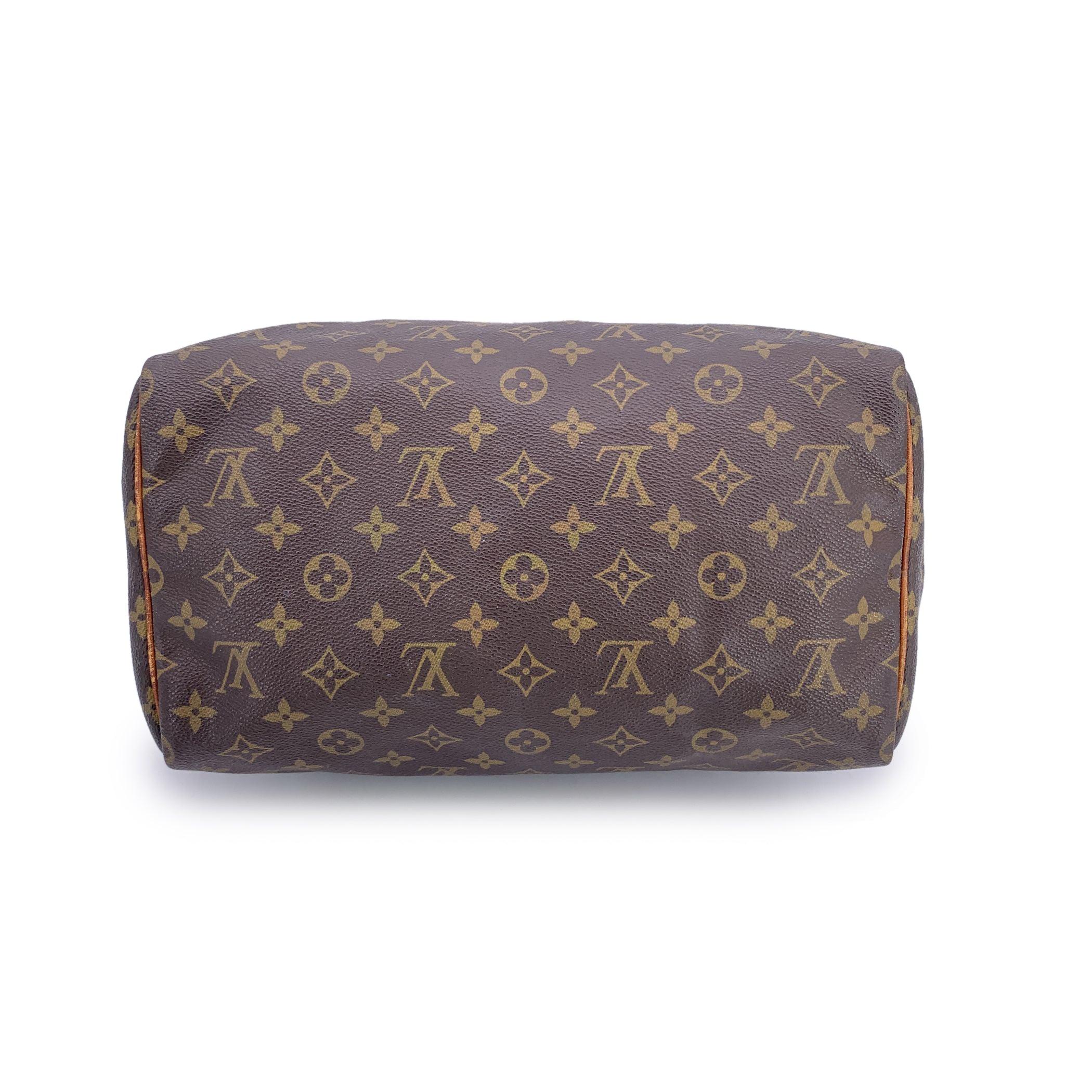 Sac à main Speedy 30 vintage Louis Vuitton Monogram Canvas M41526 en vente 2