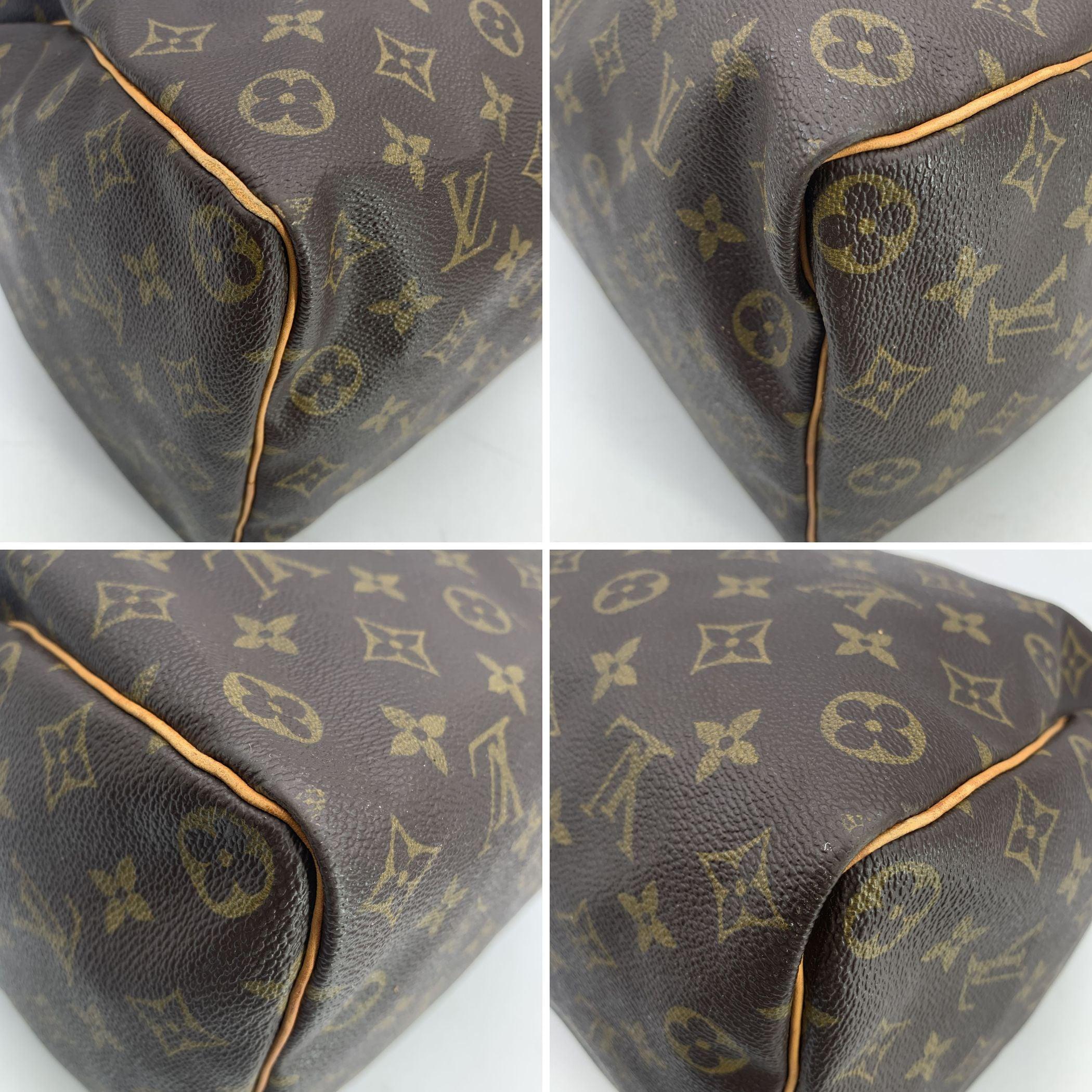  Louis Vuitton Vintage Monogram Canvas Speedy 35 Sac M41524 Pour femmes 