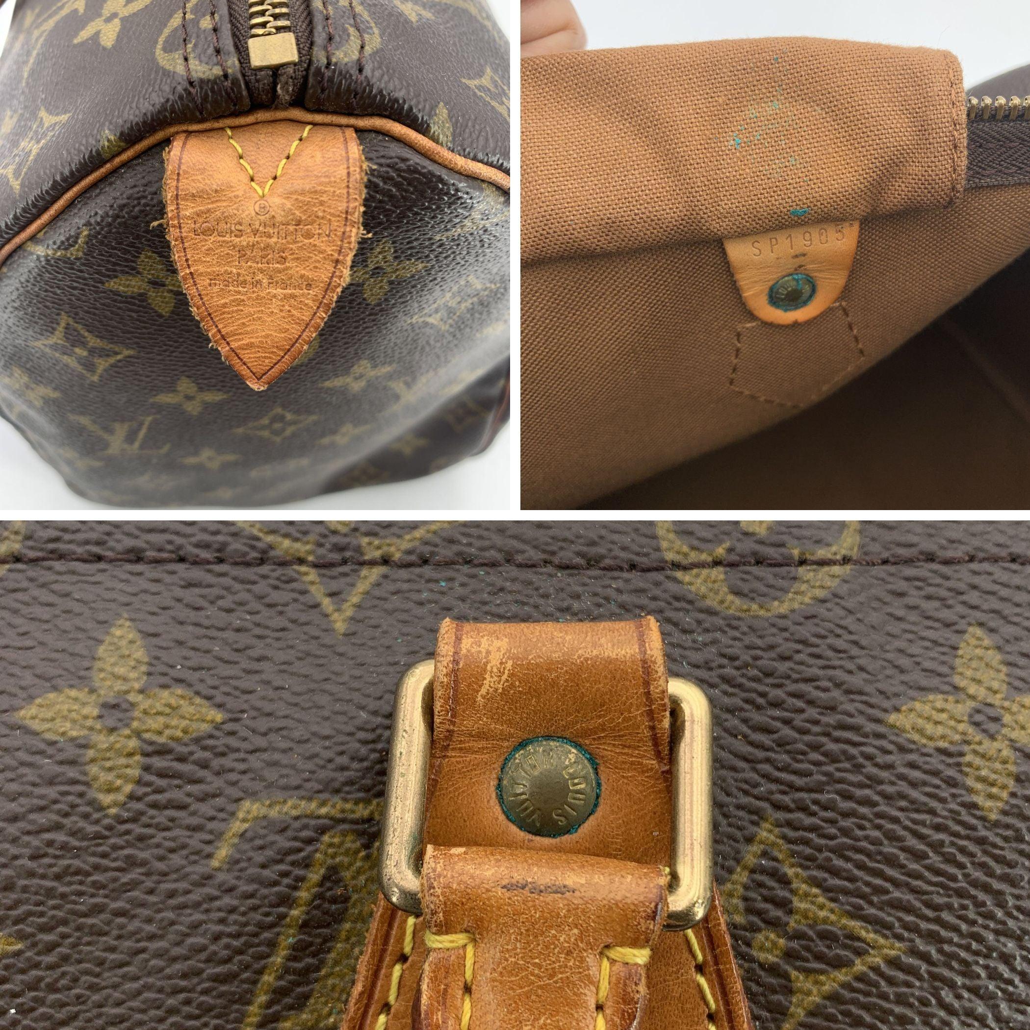 Louis Vuitton Vintage Monogram Canvas Speedy 35 Bag M41524 1
