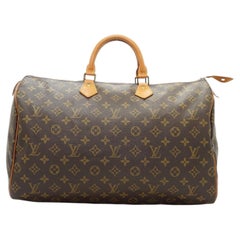 Louis Vuitton Vintage Monogram Canvas Speedy 40 Boston Bag