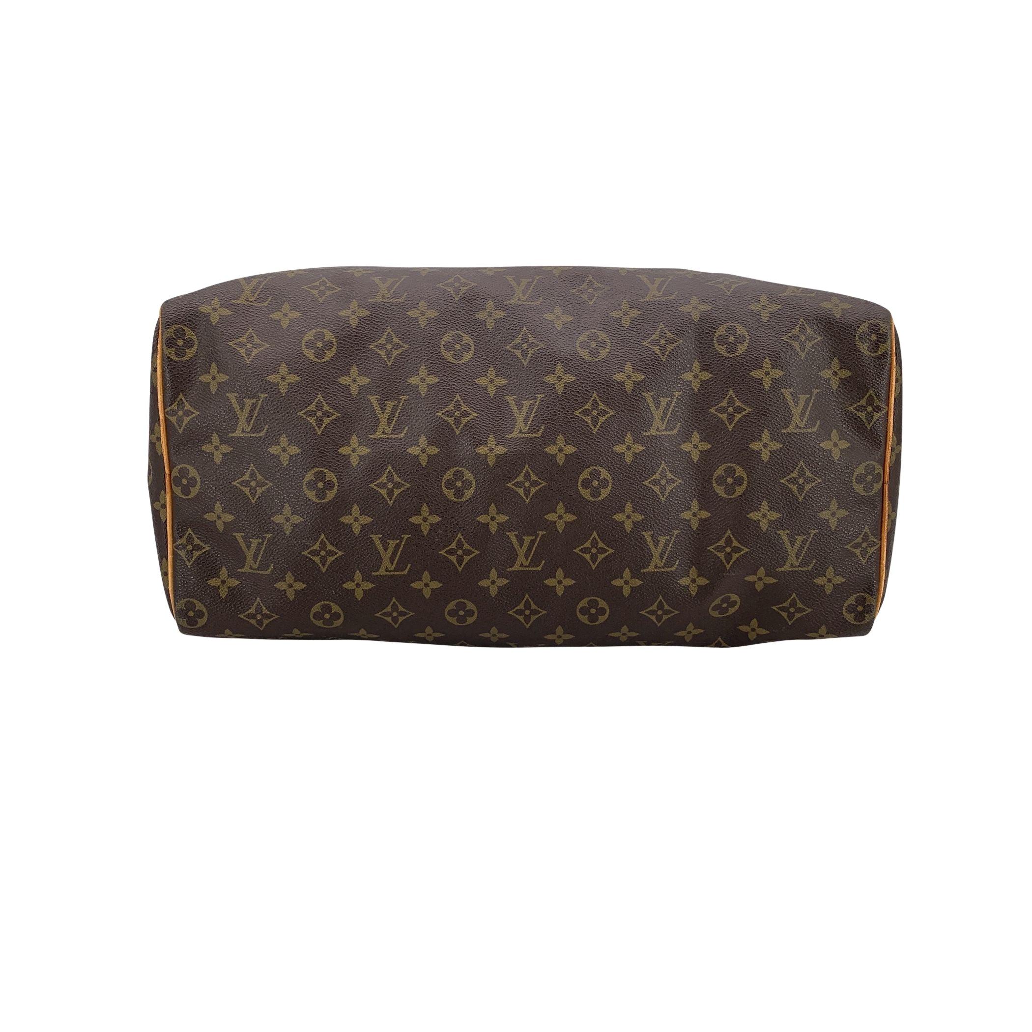 Noir Louis Vuitton Vintage Monogram Canvas Speedy 40 Duffle Bag en vente