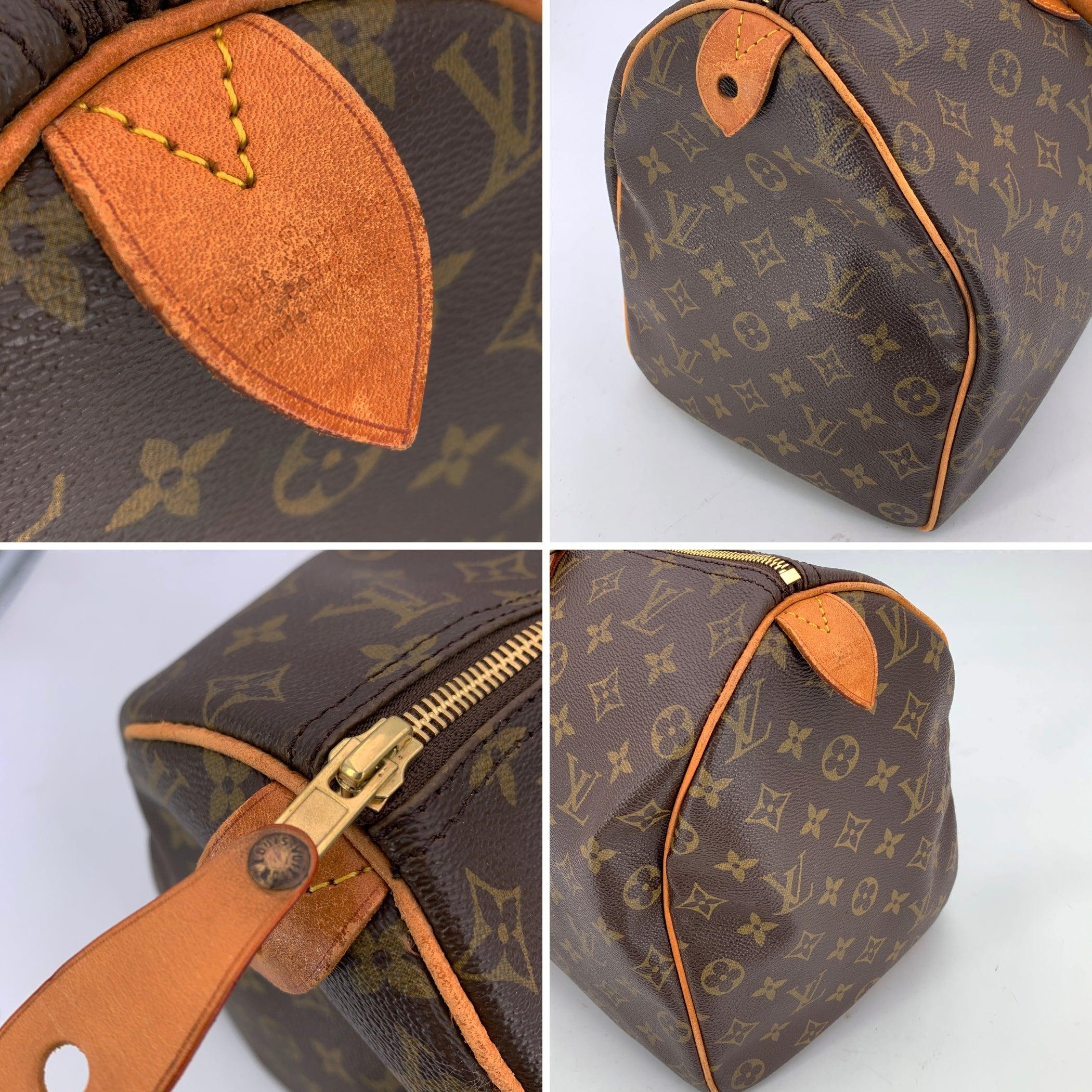 Louis Vuitton Vintage Monogram Canvas Speedy 40 Duffle Bag Bon état - En vente à Rome, Rome