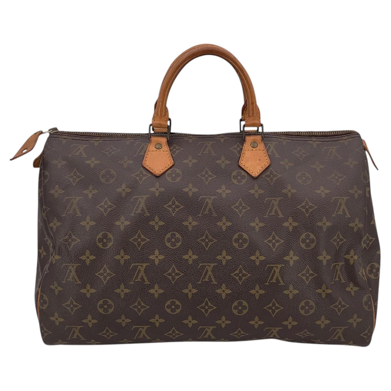 Louis Vuitton Vintage Monogram Canvas Speedy 40 Duffle Bag