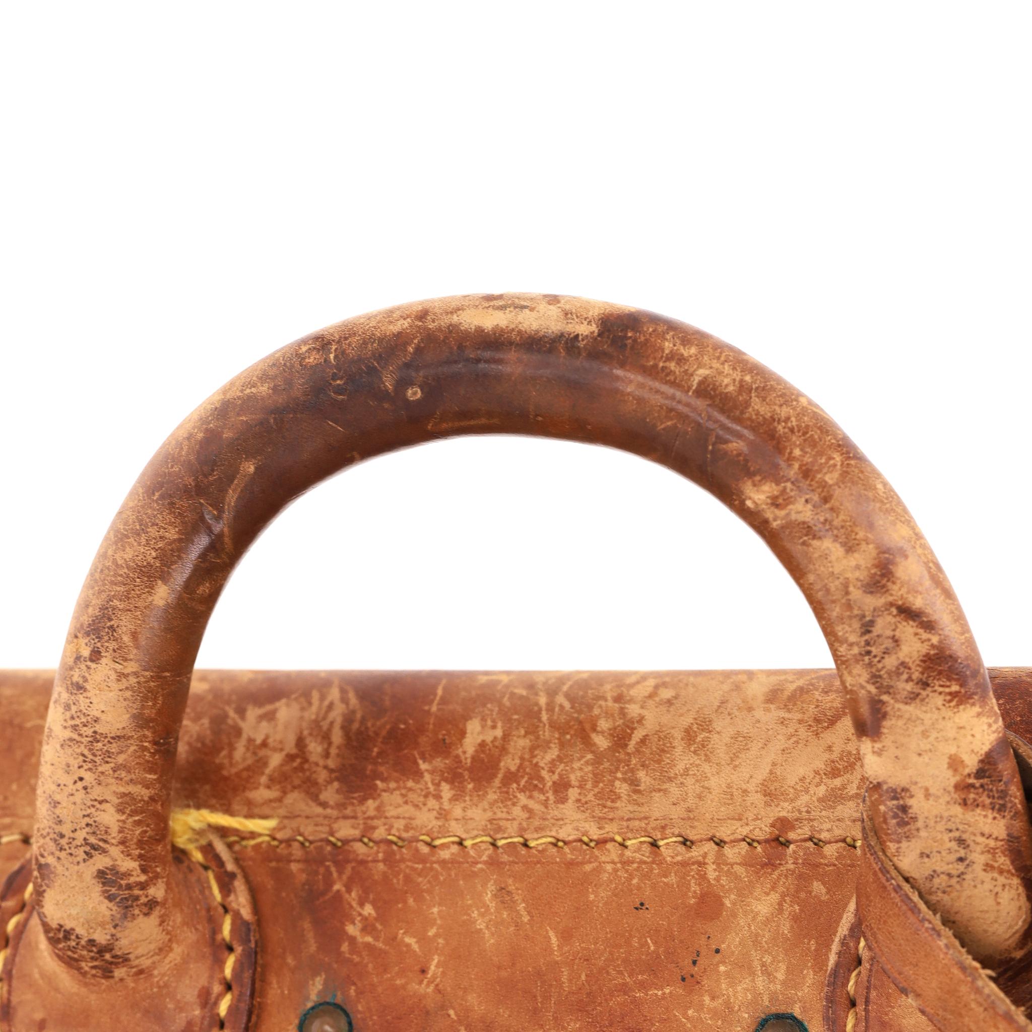 Louis Vuitton Vintage Monogramm Canvas Dampfer Reisetasche aus Segeltuch im Angebot 3