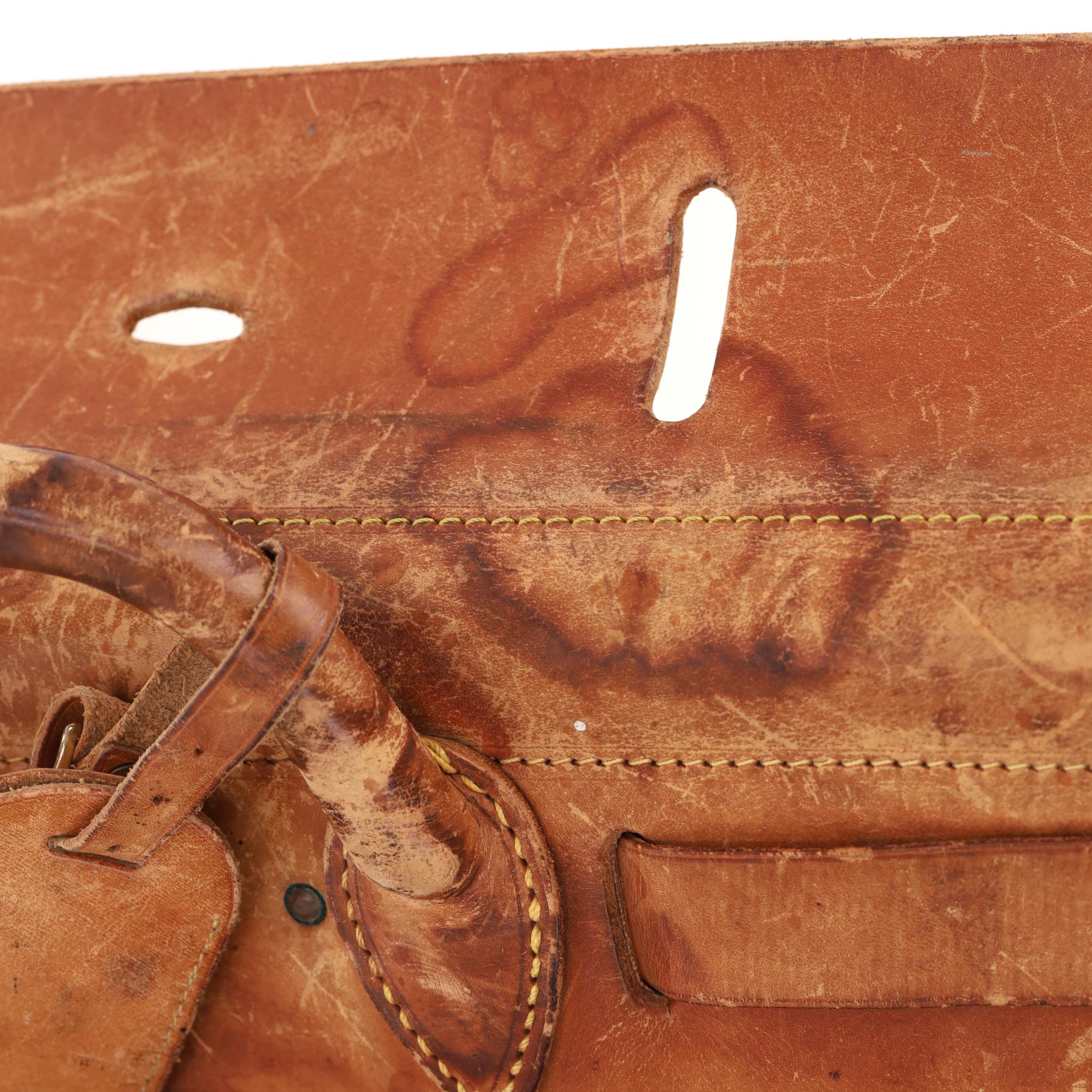 Louis Vuitton Vintage Monogramm Canvas Dampfer Reisetasche aus Segeltuch im Angebot 4