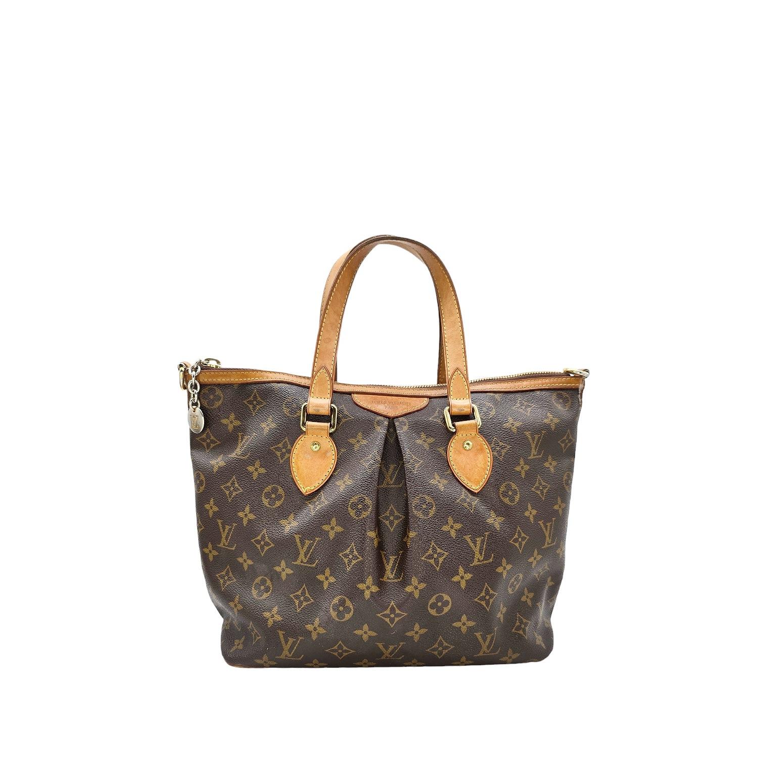 Brown Louis Vuitton Vintage Monogram Canvas Tivoli PM Satchel