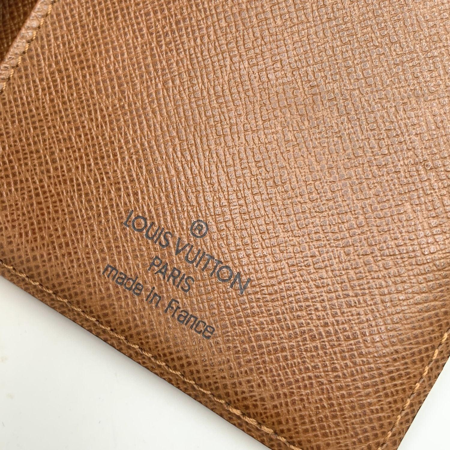 Louis Vuitton Vintage Monogram Canvas Vertical Long Bifold Wallet 1