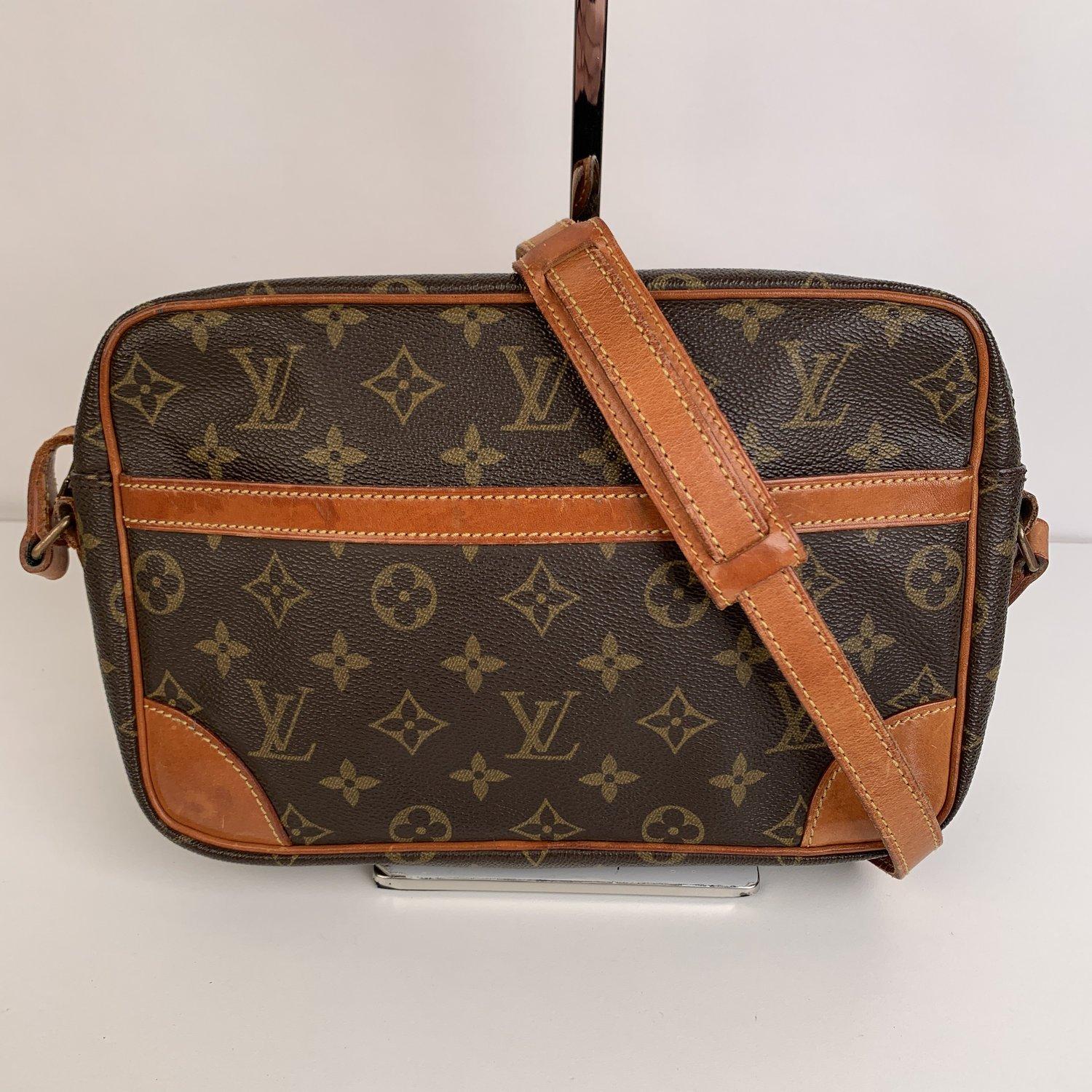 Louis Vuitton Vintage Monogram CanvasTrocadero 25 Crossbody Tasche (Braun)