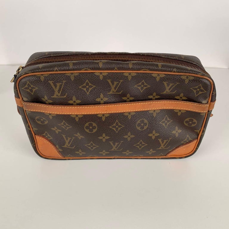 Louis Vuitton Vintage Monogram Clutch Pochette Cosmetic Bag Compiegne ...
