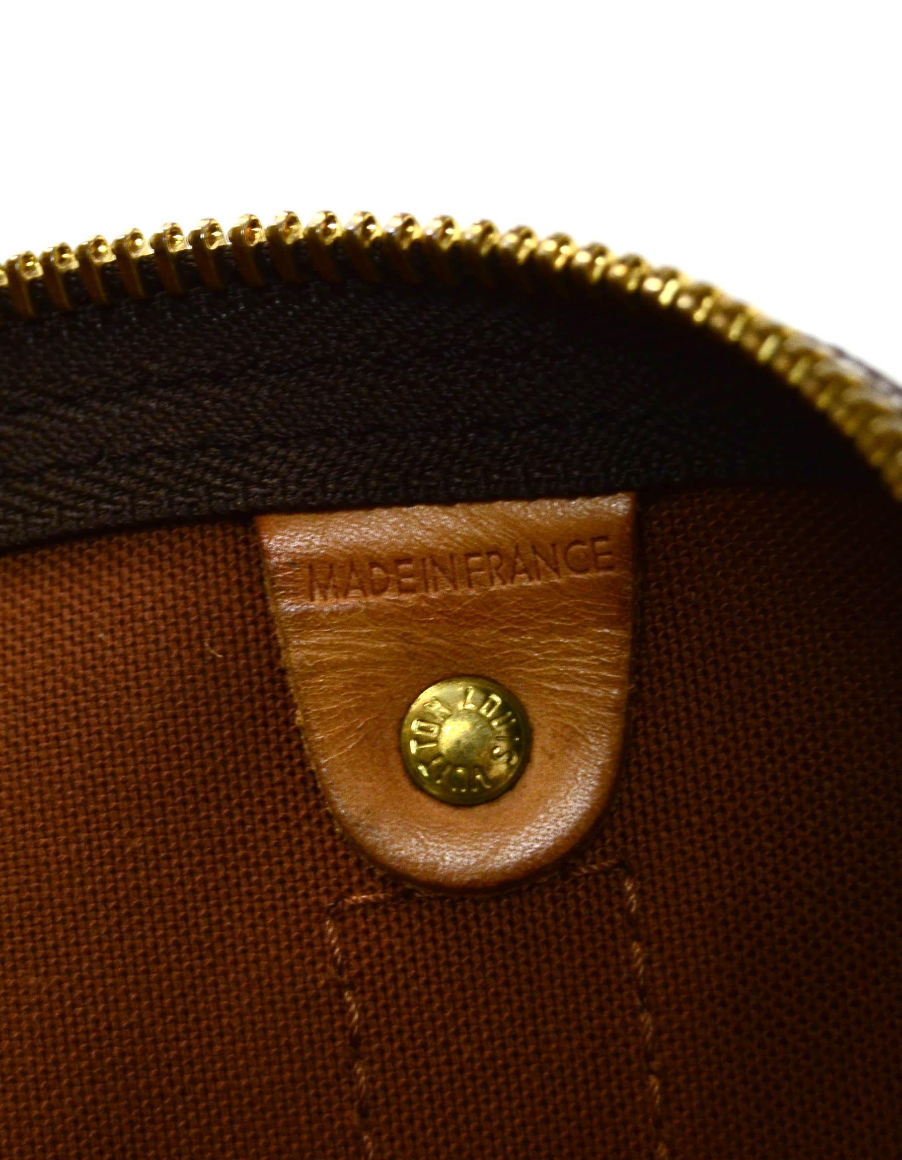 Louis Vuitton Vintage Monogram Coated Canvas Keepall 45 Duffle Bag rt. $1, 450 10