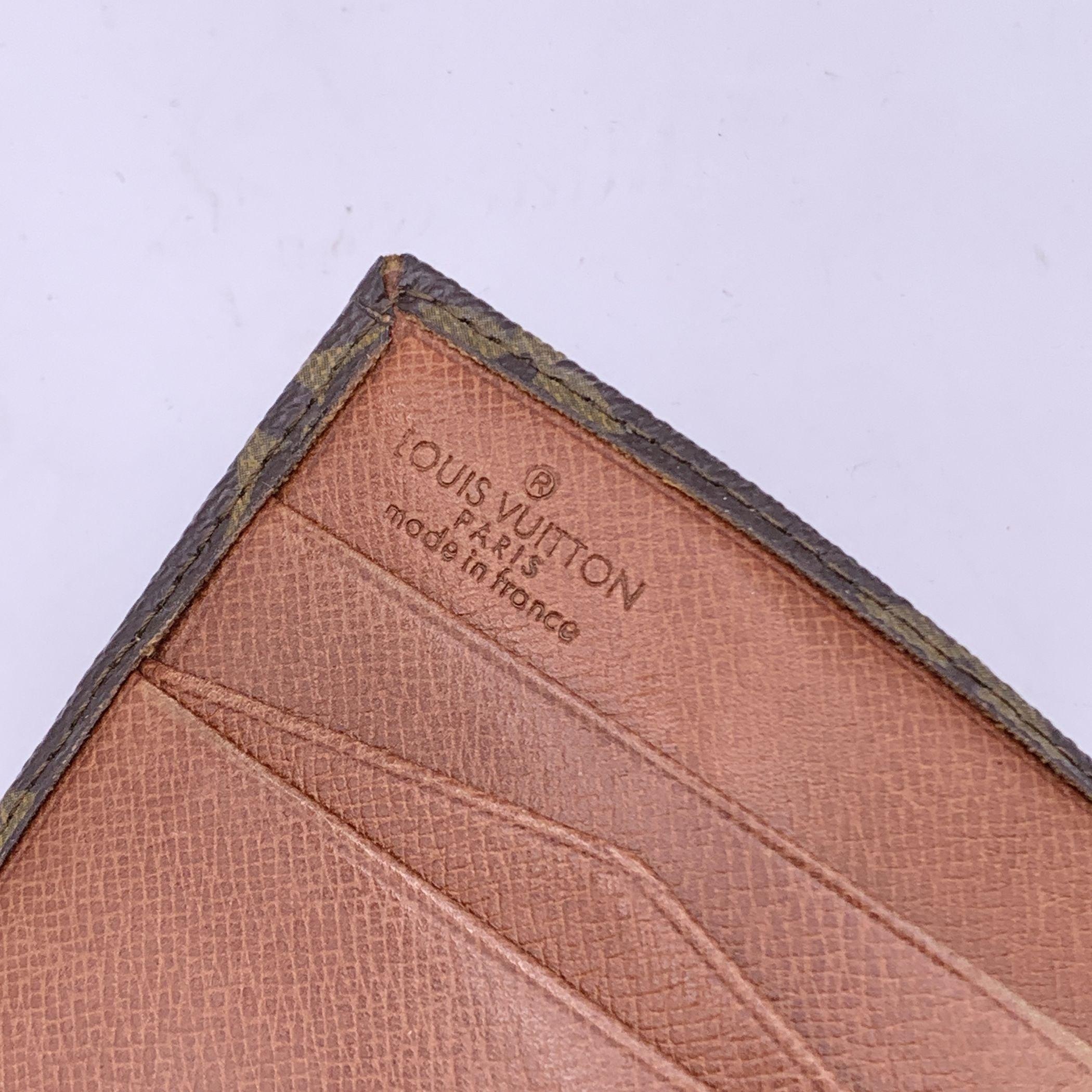 Louis Vuitton Vintage Monogram Compact Double Flap Wallet M61652 2