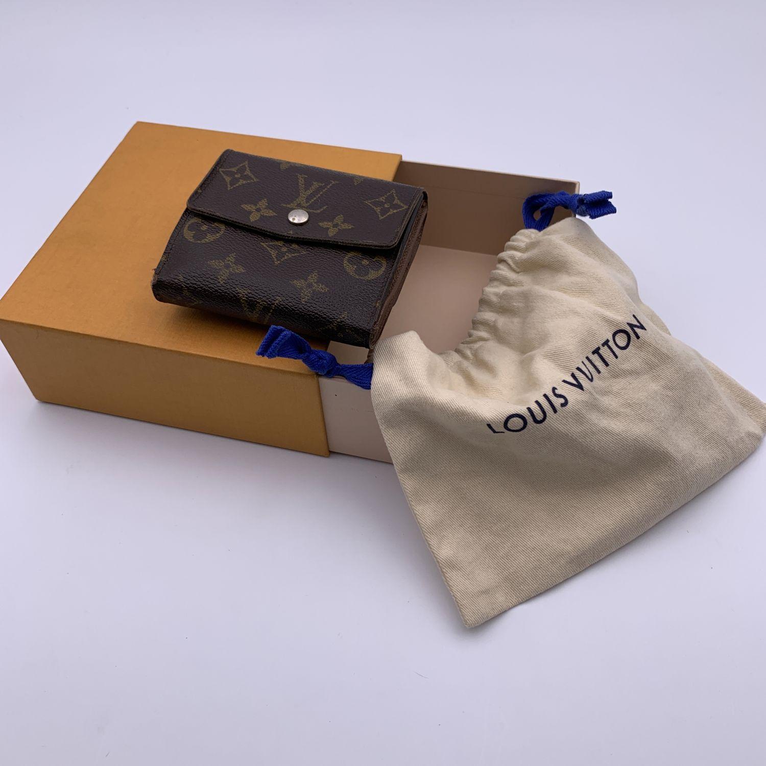 Louis Vuitton Vintage Monogram Elise Square Compact Wallet 1