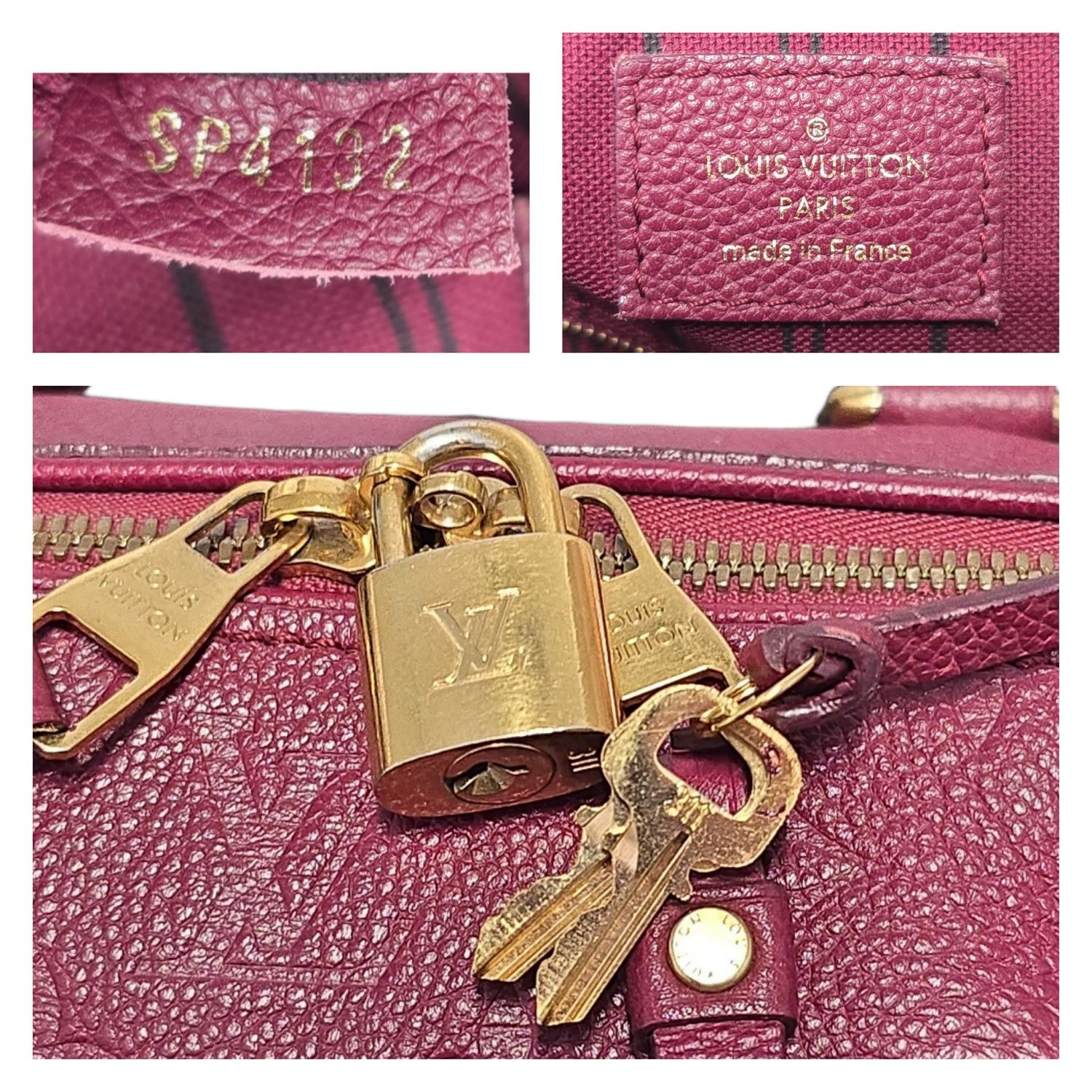 Louis Vuitton Vintage Monogram Empreinte Speedy Bandouliere 25 For Sale 3