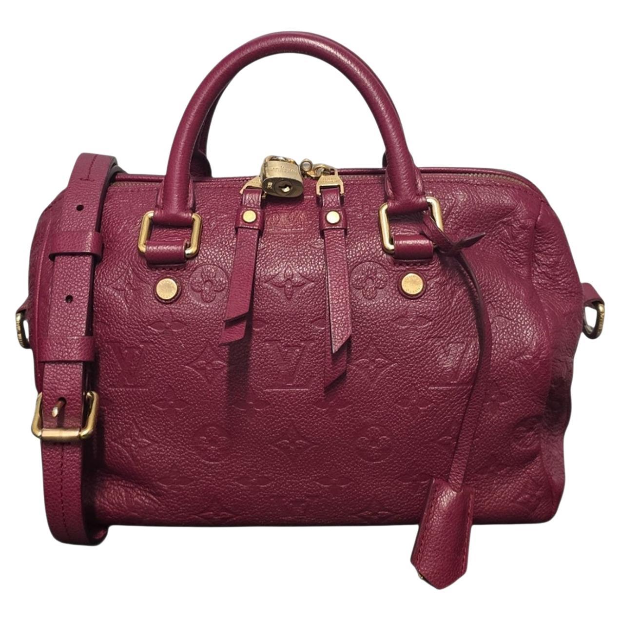 Louis Vuitton Vintage Monogram Empreinte Speedy Bandouliere 25 For Sale