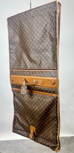 Louis Vuitton Vintage Monogram Garment Bag, Leather & Brass, 1980s